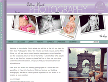 Tablet Screenshot of ellennicolphotography.com